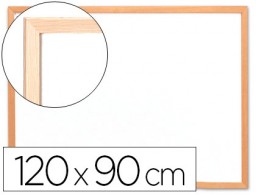 Pizarra blanca Q-Connect 120x90cm. laminada marco de madera